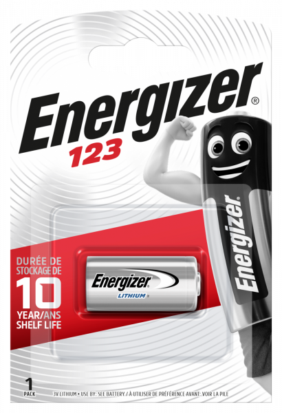 Energizer CR123A Lithium-Batterie 3,0 Volt